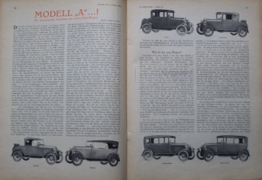 "Motor & Sport" Motor-Zeitschrift Pössneck 1928 (8787)